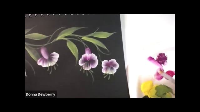 FolkArt One Stroke: Relax and Paint With Donna - Fuchsia and Hummingbird | Donna Dewberry 2020 смотреть онлайн