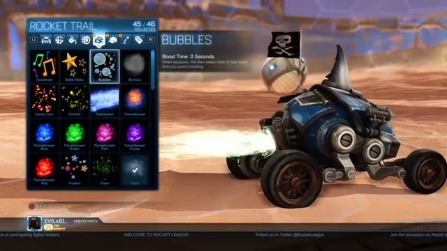 ROCKET LEAGUE - CHAOS RUN DLC ITEMS !!! - WELCOME TO THE WASTELAND - THE SCARAB SHARK RETURNS смотреть онлайн