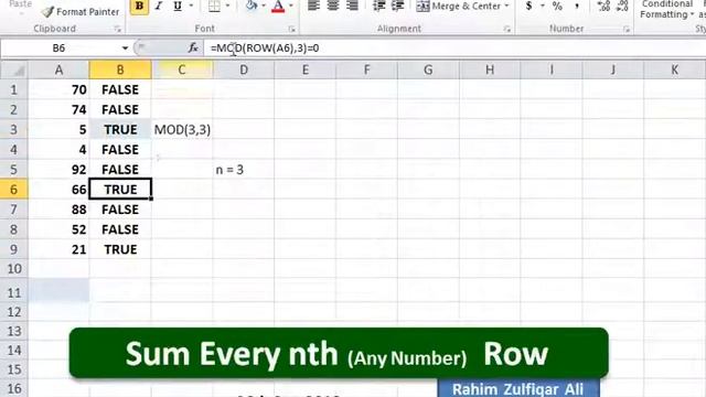 18 - Sum Every nth Any Number Row in Excel - Excel Basement смотреть онлайн