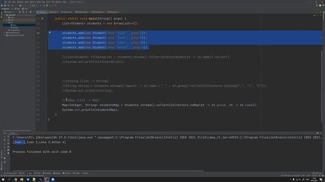 Программирование на Java [2021]: Семинар #14 (группа 219) смотреть онлайн