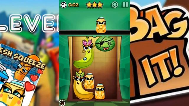 Bag It! / Fresh Squeeze / Levels 4 / Crusty Rivals! / All Upright! / Three Stars Walkthrough смотреть онлайн