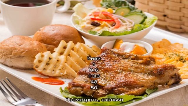 Калории - Блюда с киви смотреть онлайн