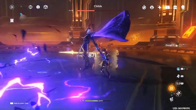 PHYS DPS ZHONGLI SOLO CHILDE AND TEAM VS CHILDE F2P build смотреть онлайн