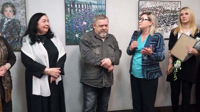 Александр Мучкаев. Живопись и графика. Открытие выставки смотреть онлайн