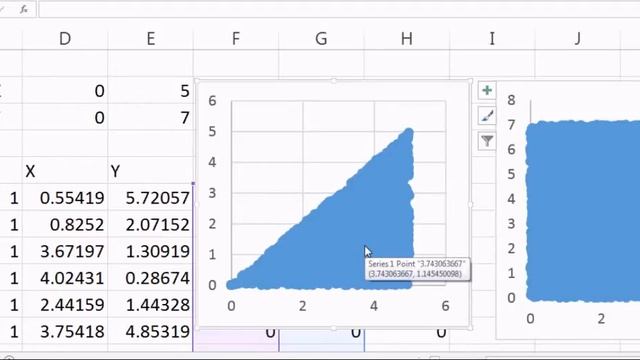 Area under the curve or integration using simulations in excel смотреть онлайн
