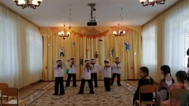 Танец морячков. Старшая группа.танец на 23 февраля #выступление #рекомендации смотреть онлайн