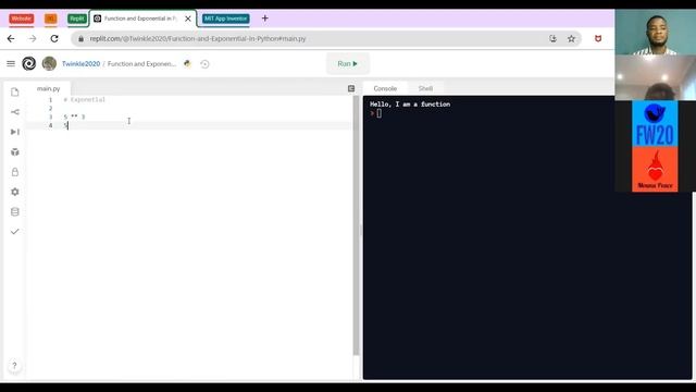 Jeida's Python function & exponential presentation смотреть онлайн