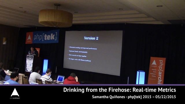 Drinking from the Firehose: Real-time Metrics — Samantha Quiñones — php[tek] 2015 смотреть онлайн