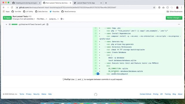 GitHub Actions for Laravel Tests смотреть онлайн