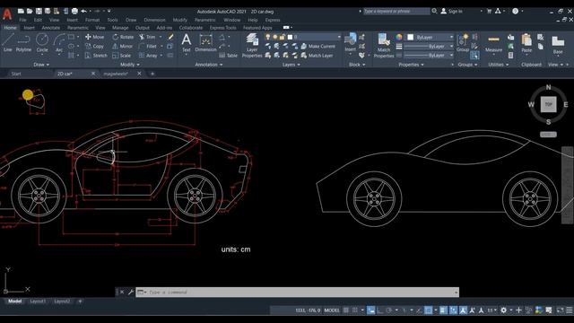AutoCAD 20 days 2D CAD Exercise 19. Using arc command, lines and angles. смотреть онлайн
