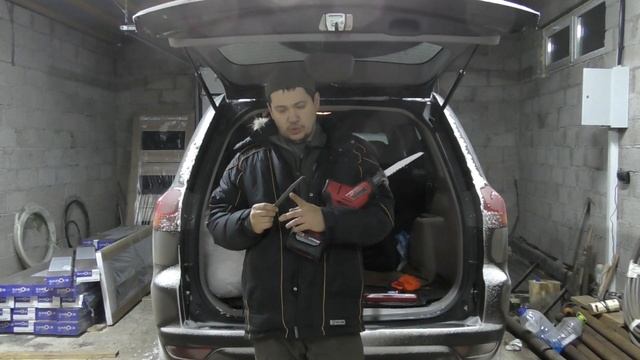 Сабельная пила Milwaukee 2719-20 при разделке мяса. смотреть онлайн