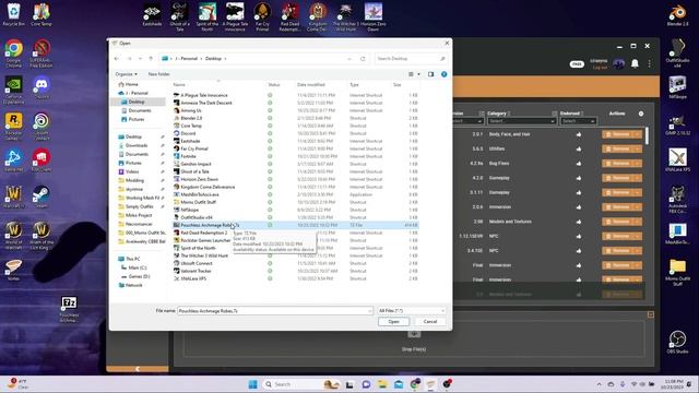 Outfit Studio 24: Add Outfit To Skyrim #1 (Simple Replacer)