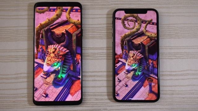 Galaxy S9 Plus vs iPhone X - Speed Test! Can the Knight eat an Apple? смотреть онлайн