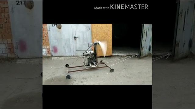 Деревянный винт. Замер тяги. Постройка аэросаней из Иж Юпитер. смотреть онлайн