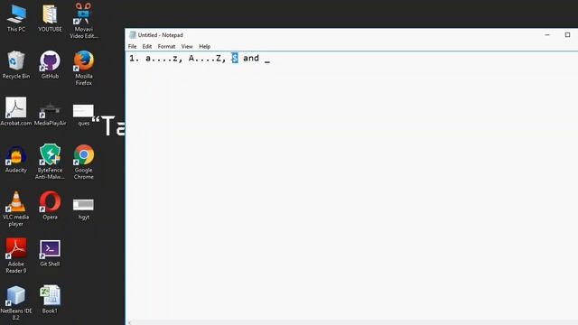 Core java-Identifier смотреть онлайн