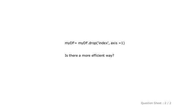 Pandas : Fastest Way to Drop Duplicated Index in a Pandas DataFrame смотреть онлайн