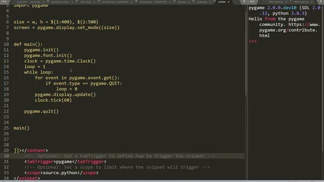 Snippets in Sublime Text смотреть онлайн