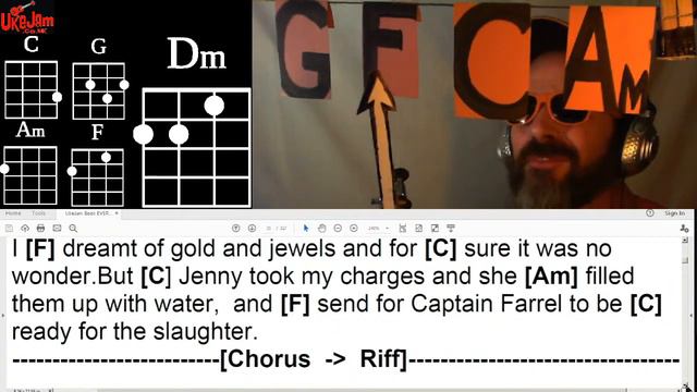 UkeJam Sunday 30th October 2022 8pm LIVE Chords & lyrics on screen смотреть онлайн