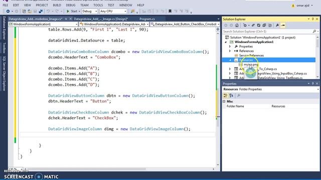 C# - How To Add ComboBox Button CheckBox Image to dataGridView In C# [ with source code ] смотреть онлайн