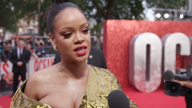Rihanna Interview At Ocean's 8 Premiere On Working On This Film And Her Character