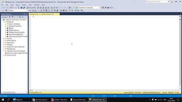 SSRS Report Builder Part 4.4 - Importing Datasets from SQL Query Files смотреть онлайн
