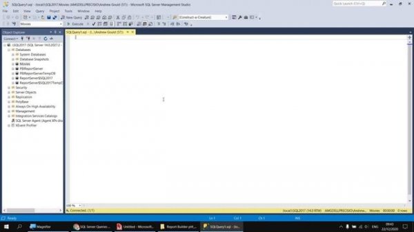 SSRS Report Builder Part 4.4 - Importing Datasets from SQL Query Files