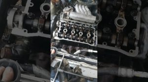 порвал ремень ГРМ ремонт ГБЦ DAEWOO Nexia 16v часть 2
