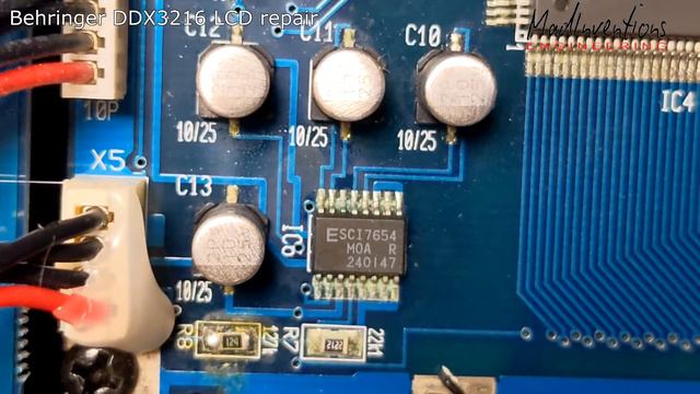 Behringer DDX3216 Mixer LCD Display Repair