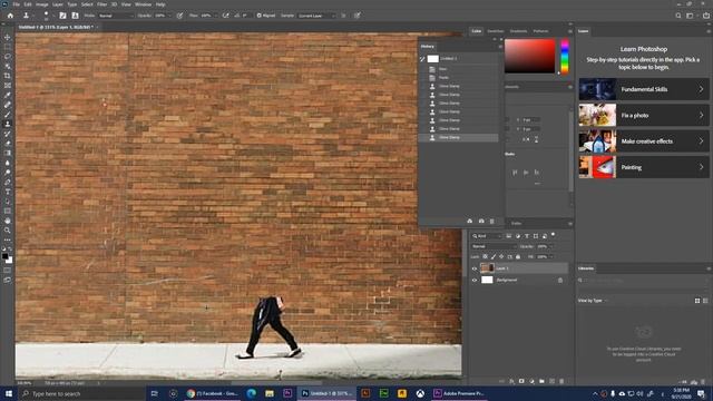 How to use clone stamp tool in Adobe photoshop 2020 смотреть онлайн