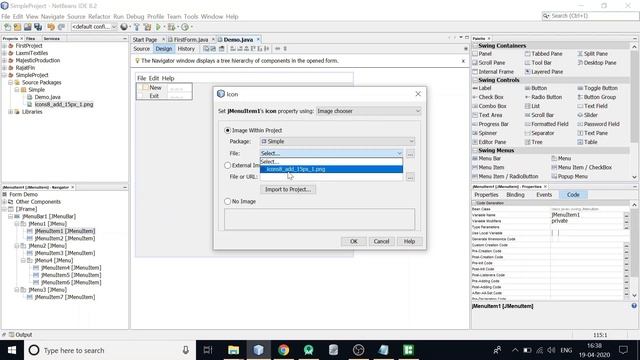 How to create Menu bar in #Java #Netbeans смотреть онлайн