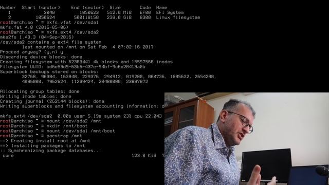 Archlinux install in less than 10 minutes on a UEFI system смотреть онлайн