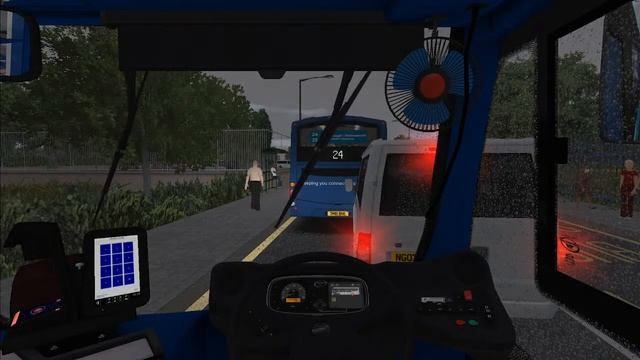 Omsi 2 | UK Map Yorkshire Counties v3 - with collisions on - Storm | Streetlite - route 8 смотреть онлайн