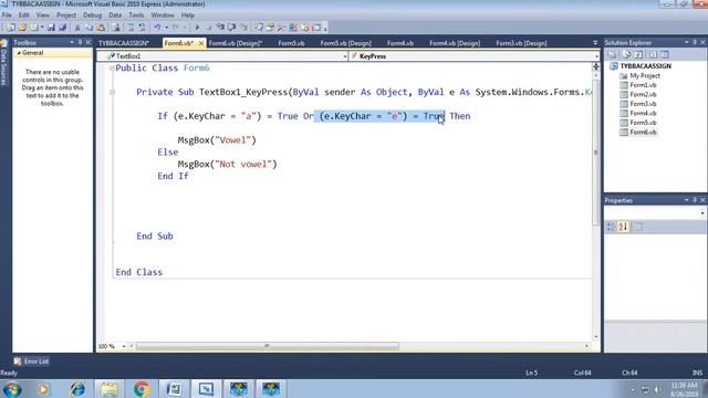 TYBBA(CA) VB.NET смотреть онлайн