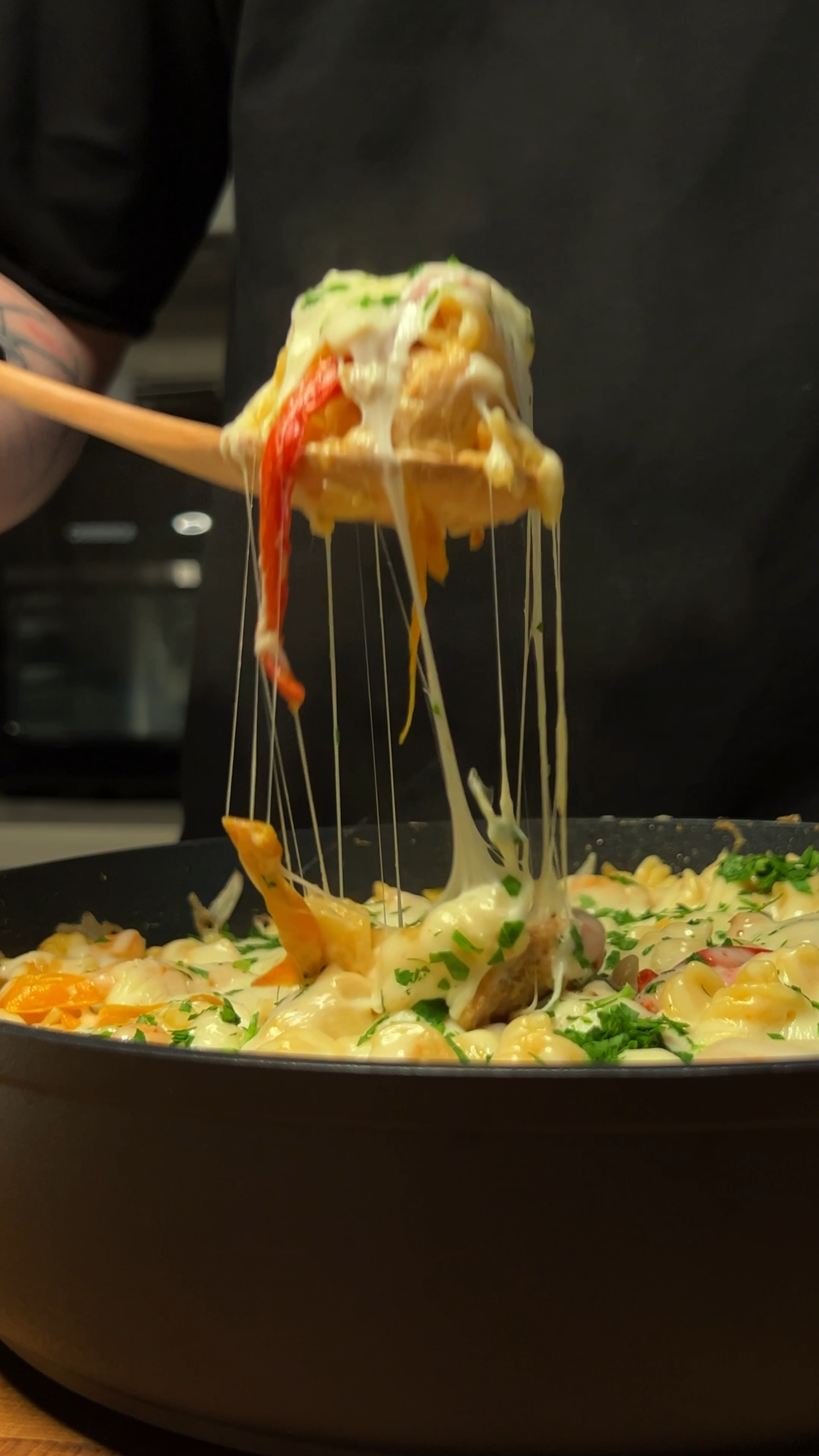 Паста с куриной грудкой и сладким перцем #shorts смотреть онлайн