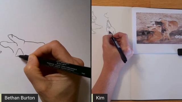 Sketching upside-down - with special guest, Kim Lapere смотреть онлайн