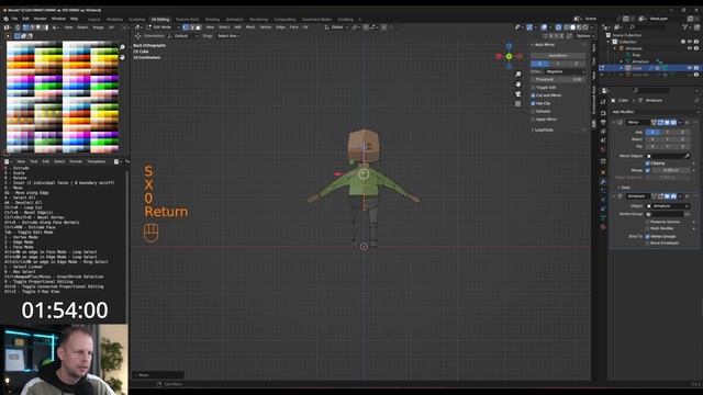 Let's MODEL & RIG 3 characters in 10 MINUTES | Blender 3.5 | ep. 103 смотреть онлайн