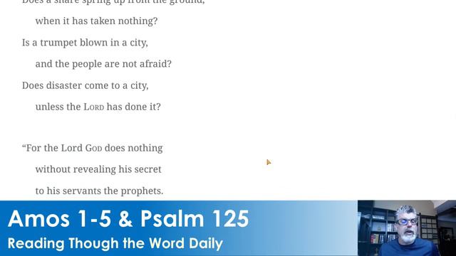 Amos 1-5 & Psalm 125 смотреть онлайн