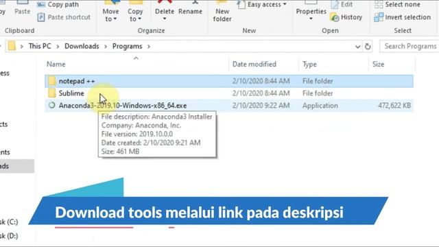 Tutorial Install Python Anaconda dan OpenCV dengan CMD di Windows. смотреть онлайн