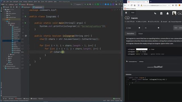 JAVA Задачи.#12 Isograms смотреть онлайн