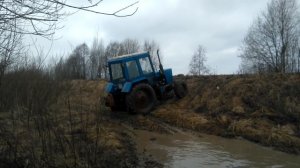Мтз с передним мостом от т 40 от Алексея первое испытания
