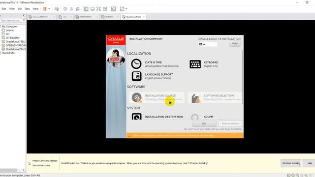 1 install oracle linux on vmware workstation смотреть онлайн