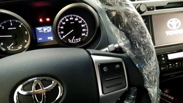 Автозапуск со штатного ключа на автомобиле Toyota Land Cruiser Prado 150 с системой Prizrak 8xx смотреть онлайн