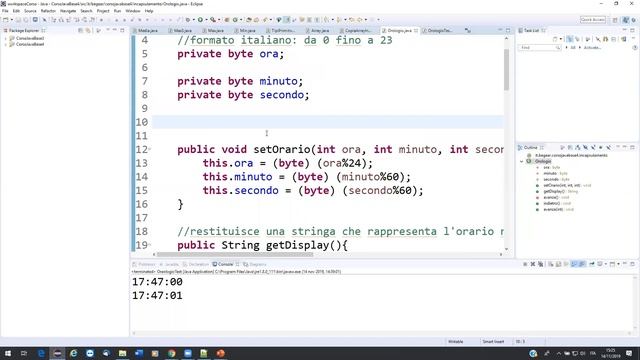Lezione java base 14 11 2019 incapsulamento e costruttori смотреть онлайн