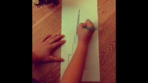 PaintFun//как рисовать Бурдж Халифа/Burj khalifa/