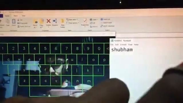 Virtual Keyboard with Python Programing using Hand Gesture Recognition смотреть онлайн