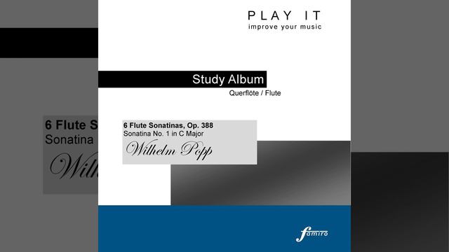 6 Flute Sonatinas, Op. 388, Sonatina No. 1 in C Major: I. Allegro non troppo (Piano... смотреть онлайн