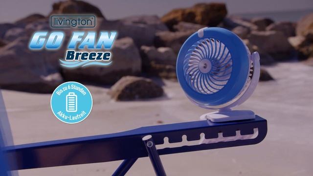 Livington Go Fan Breeze | Der Power Ventilator mit dem extra Frische-Kick | MediaShop.TV смотреть онлайн