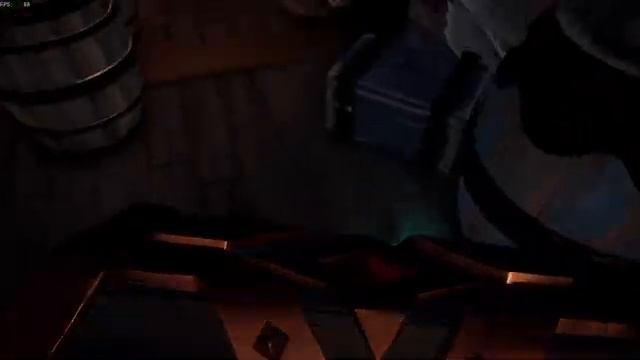 Корабль Беда плавает по морю Sea of Thieves. смотреть онлайн