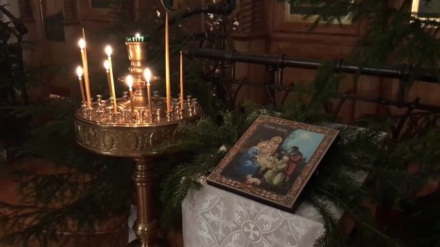 Рождество Христово 2018. Свято-Троице Никандров женский монастырь. смотреть онлайн