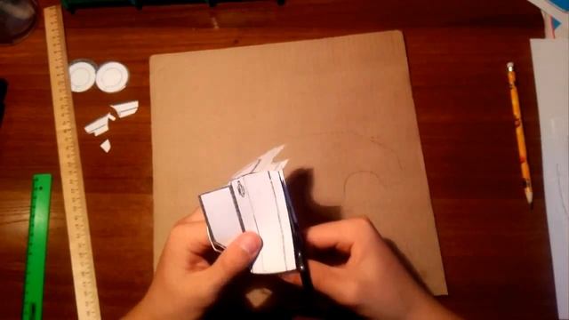 Сборка ВАЗ 2108 из картона. Часть 1 смотреть онлайн